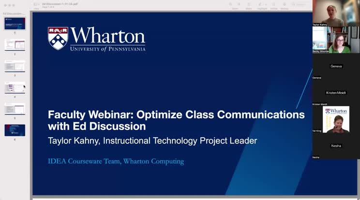 Optimize Class Communications with Ed Discussion - February 2, 2024
