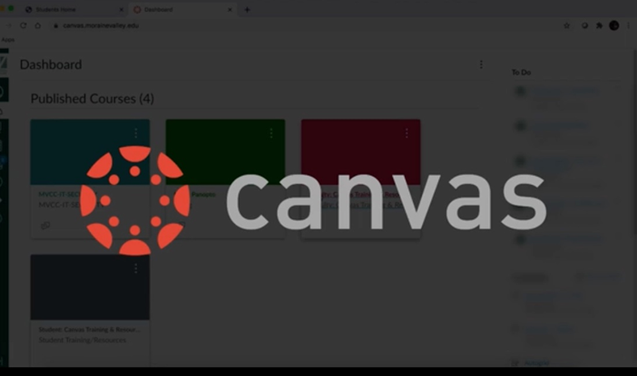 Student Canvas Access (via a web browser)