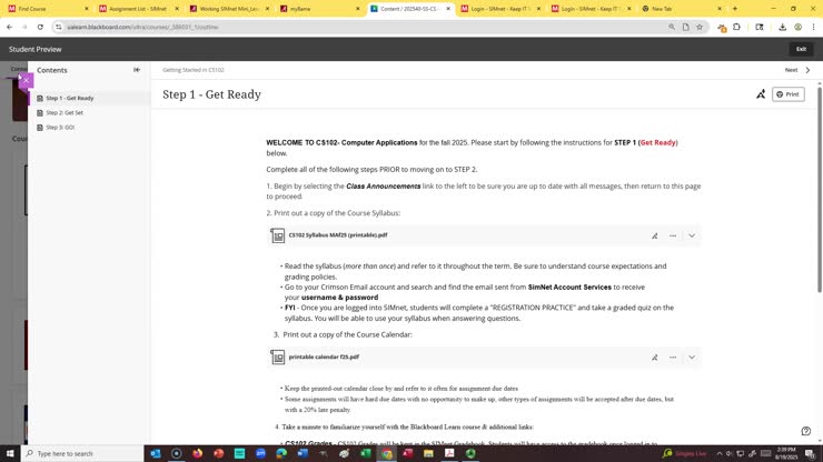 Watch: Getting Started in CS102 Video