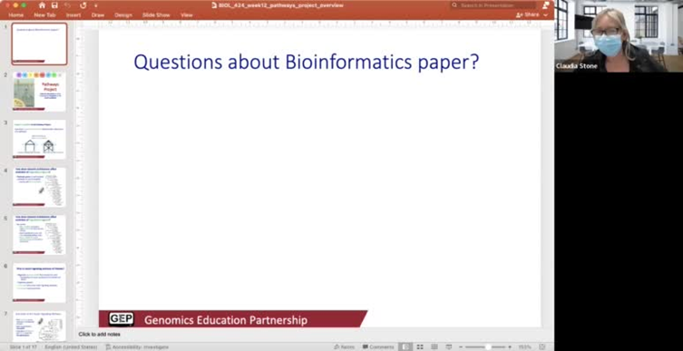 Bioinformatics week 12, Project Introduction