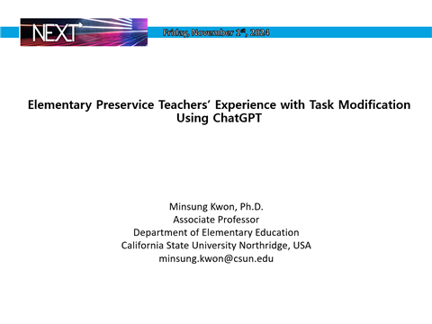 Preservice teachers' experience with task modification using ChatGPT