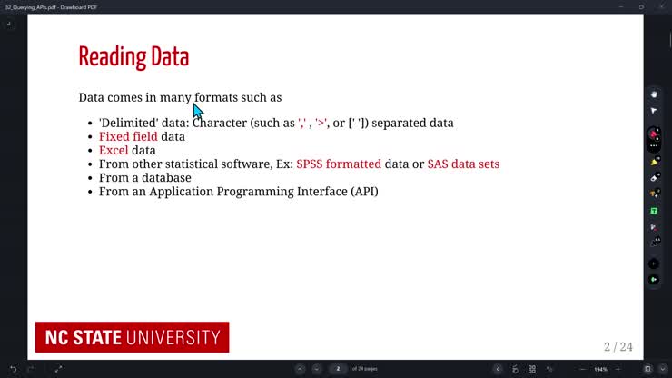 23 - Querying APIs