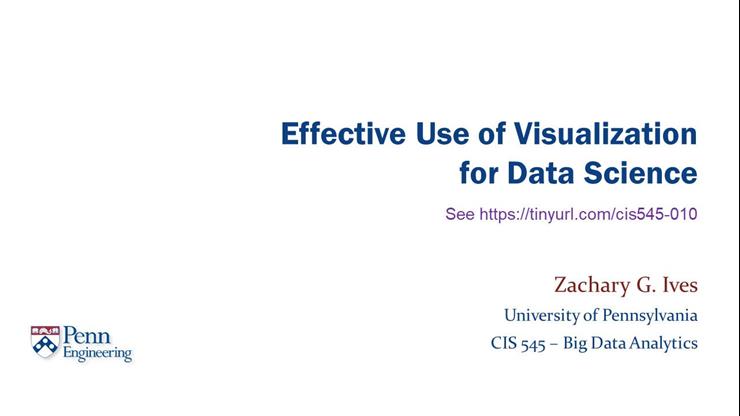 Visualization for data science