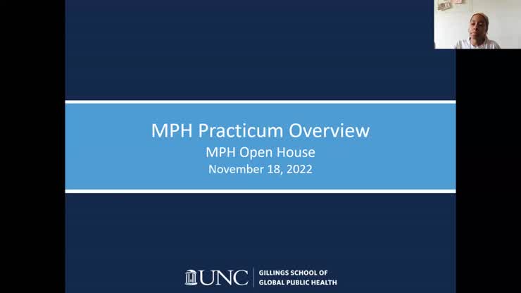 MPH Practicum Overview