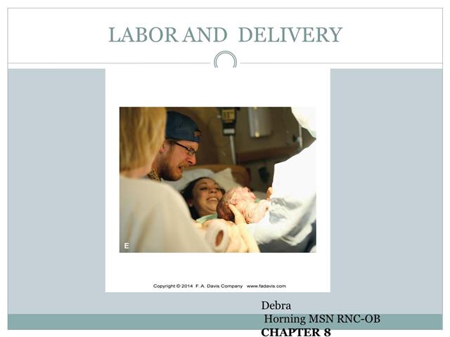 Labor and Delivery Lecture