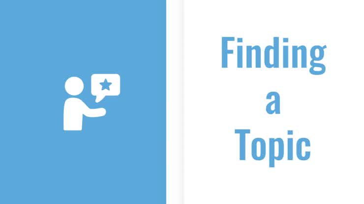 Finding a Topic