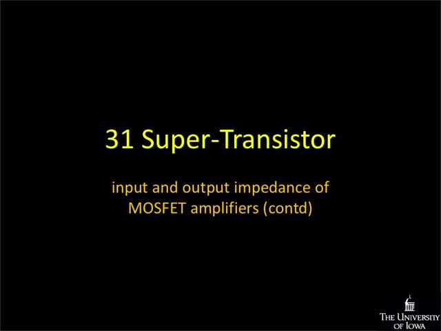 31 Super-Transistor