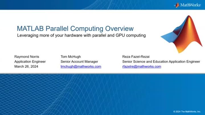 Parallel Computing with MATLAB for Moffitt Cancer Center