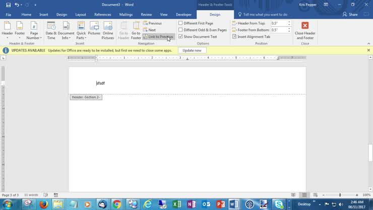 word 2016 step 1 -5