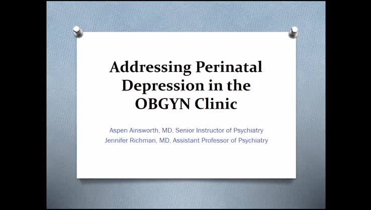 OB-GYN Grand Rounds January 31, 2019