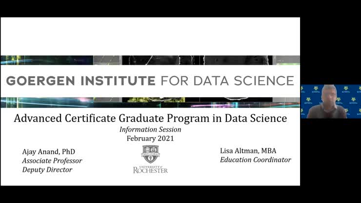 Advanced Certificate Graduate Program in Data Science Information ...