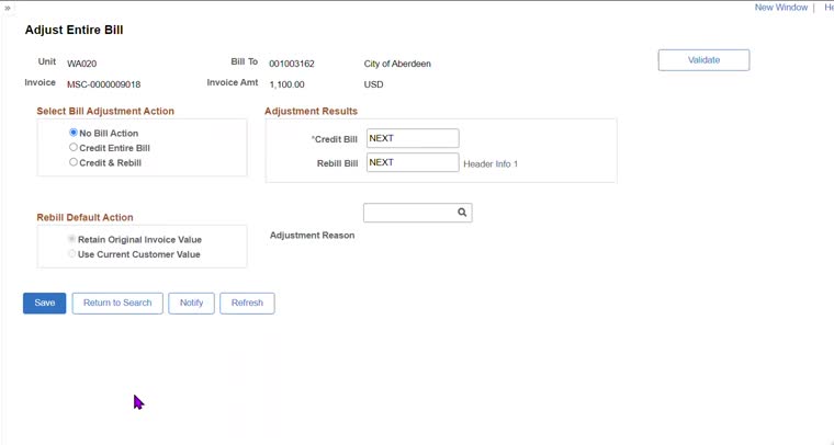 BI_Credit an Entire Bill and Rebill - No Audio