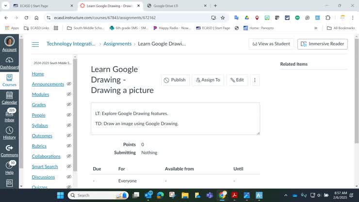Learnign Google Drawing - Drawing a House