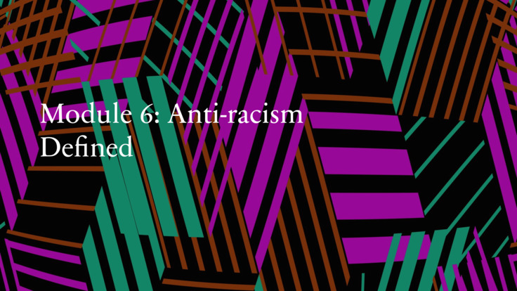 Module 6 Anti-racism Defined
