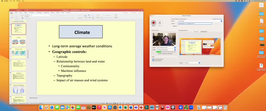 Introduction, pt. 7 (climate , climate controls in US)