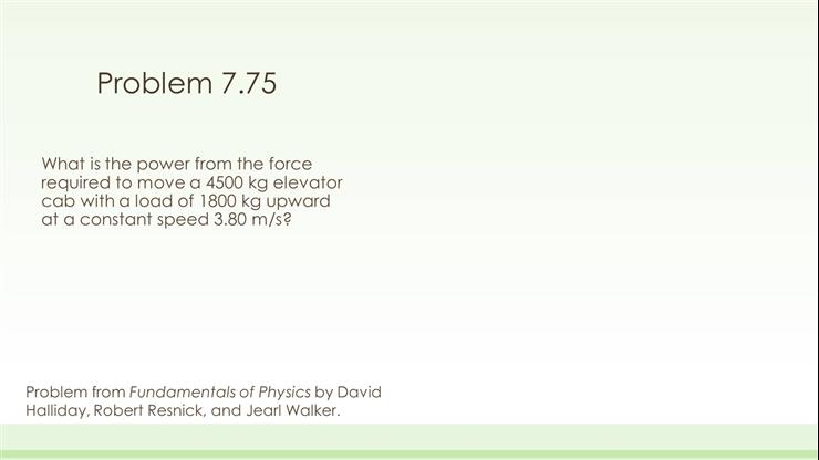 Problem 7.75 and Problem 7.31