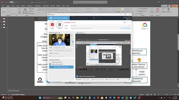 Week 7 Project Demo ML app on GCP