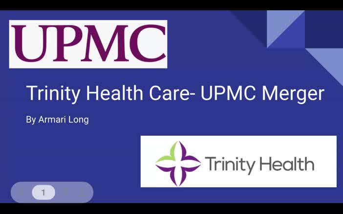 Financial Plan- Trinity Health UPMC Merger