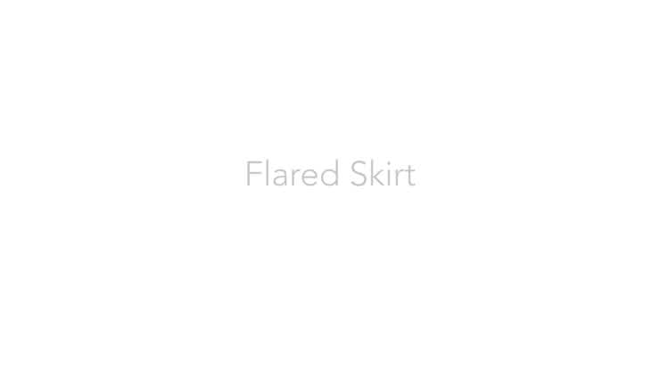 Lesson 4 Flared Skirt