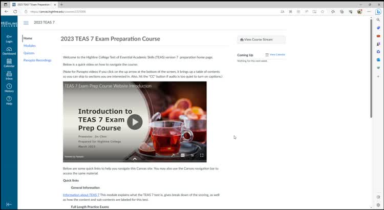 Introduction to TEAS 7 Prep Course Video Tour