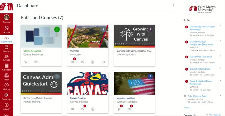 Canvas Intermediate Training
