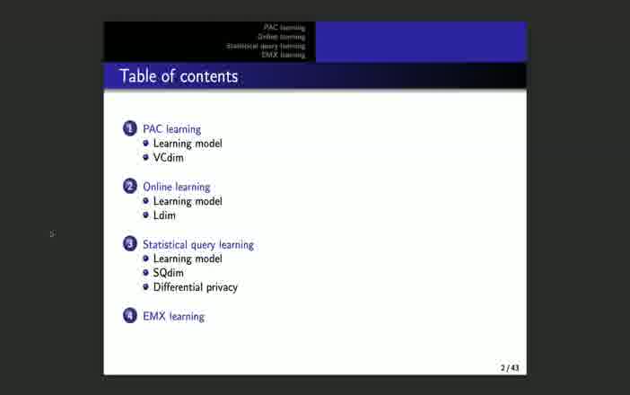 Workshop on Introduction to Machine Learning and Logic - Lev Reyzin