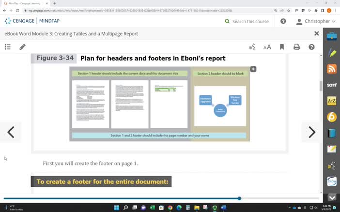 Chapter 3 Headers and Footers