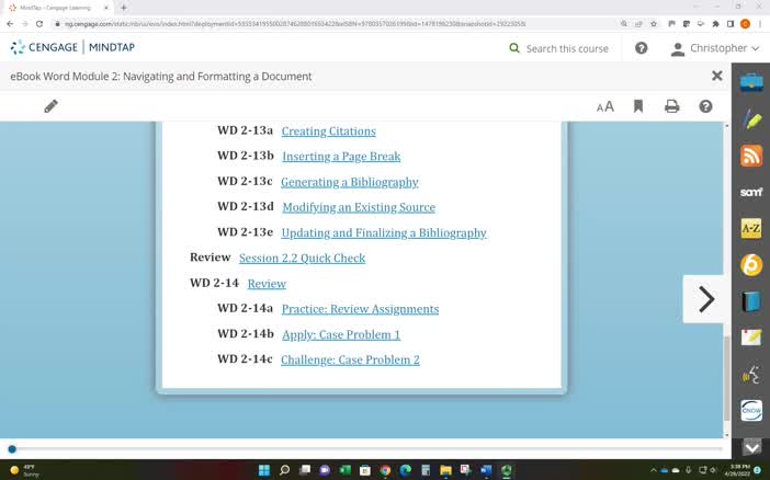 Chapter 2 Format Bibliography as MLA Style