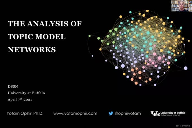 "The Analysis of Topic Model Network", Yotam Ophir, 2021-04-07