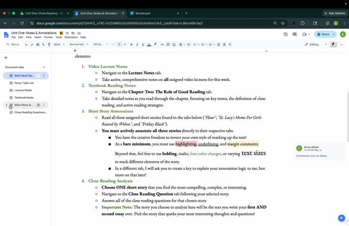Notes & Annotations Explanation