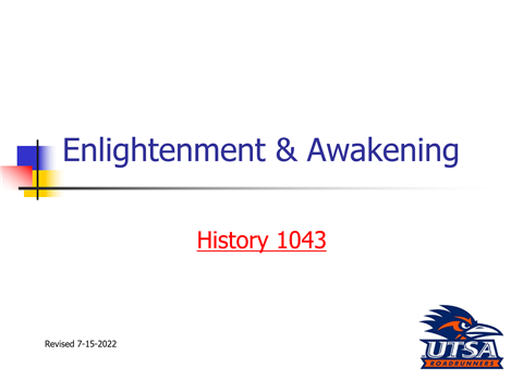 The Great Awakening