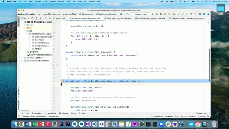 CS 240 - Static Inner-Classes