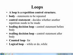 Loops