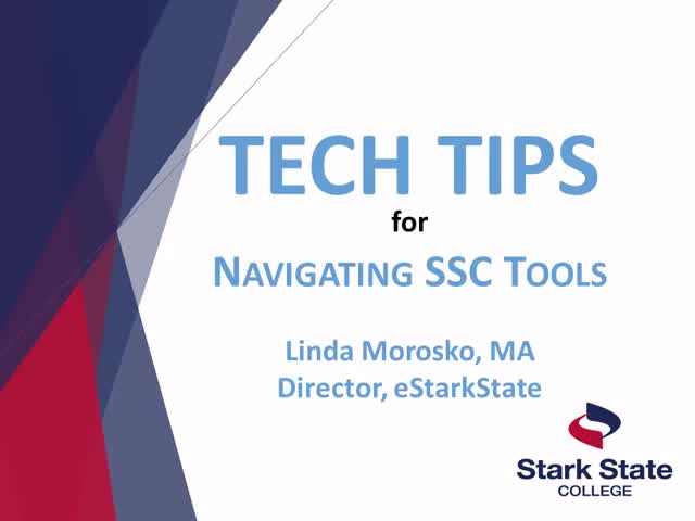 Tech Tips for Navigating SSC Tools