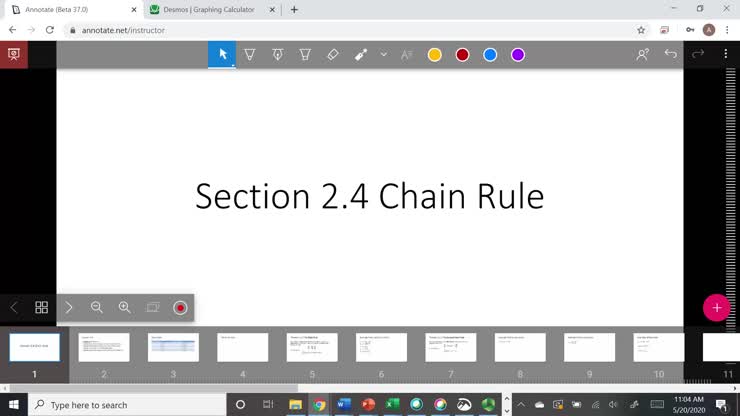 MAT 271 Chain Rule Part I