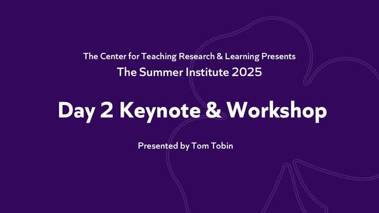 Keynote & Workshop: Tom Tobin