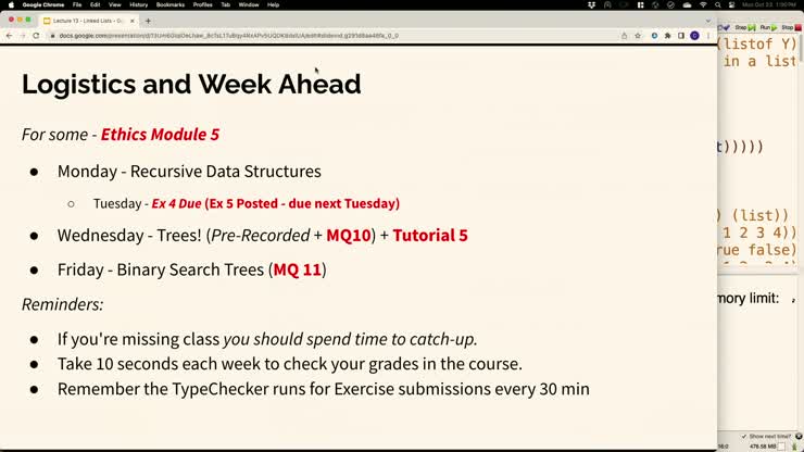Lecture 13 - Recursive Data Structures