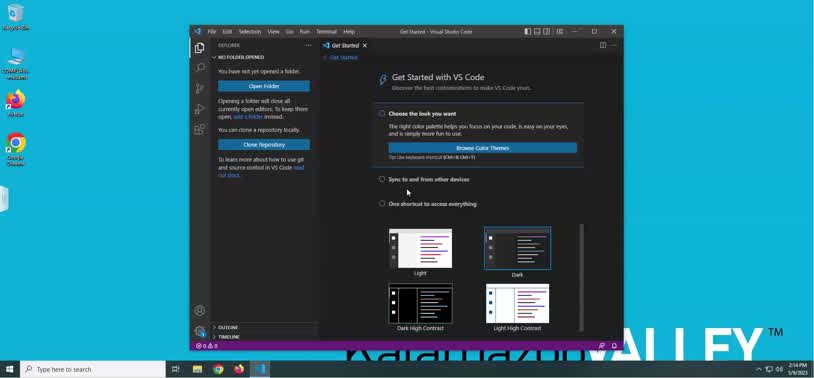 Starting Visual Studio Code