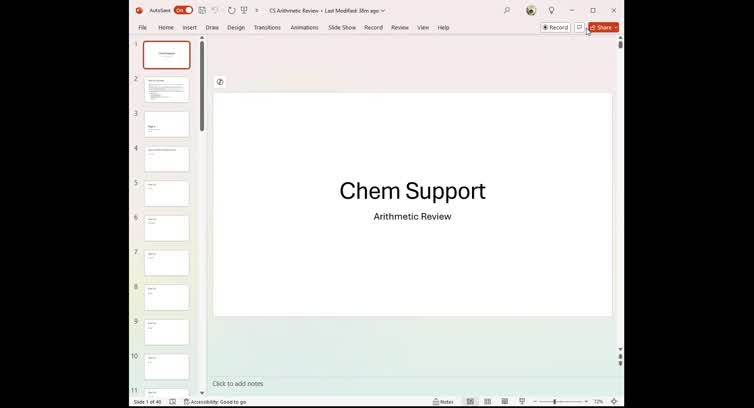 Video 1 of 4 for Solutions of CS Arithmetic worksheet.
