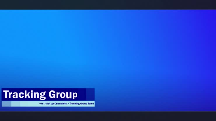 Tracking Groups - No Audio