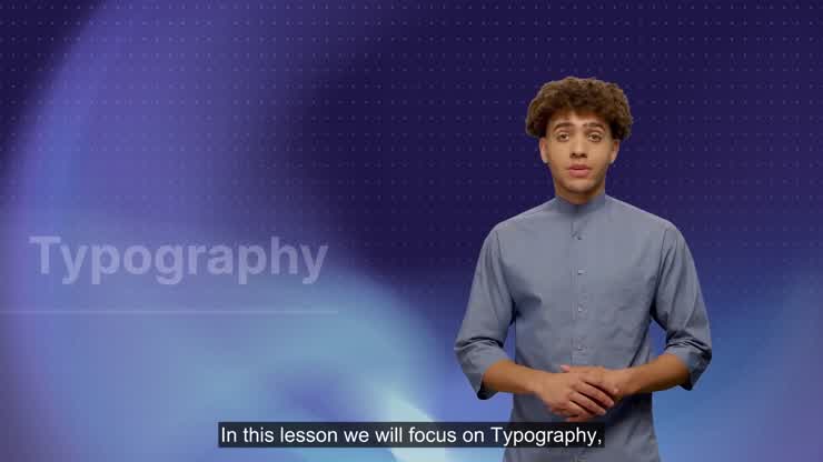 4. Typography in video design