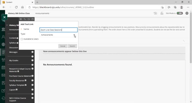 how-to-add-zoom-to-blackboard-original-s-left-course-menu
