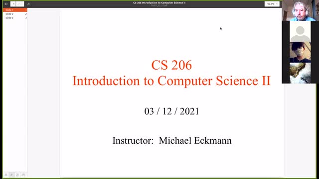 CS206 lecture 03/12/2021 recording