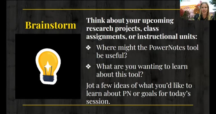 PowerNotes: Organize and Write While You Research