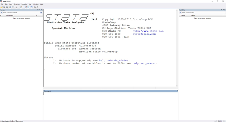 Stata Programme Tutorial Stata Tutorial - Introduction and Overview