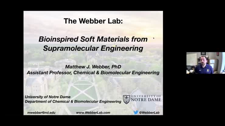 Matthew Webber, Chemical and Biomolecular Engineering