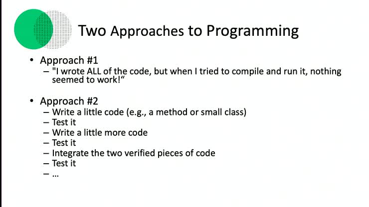 CS 240 - Why We Need Unit Testing