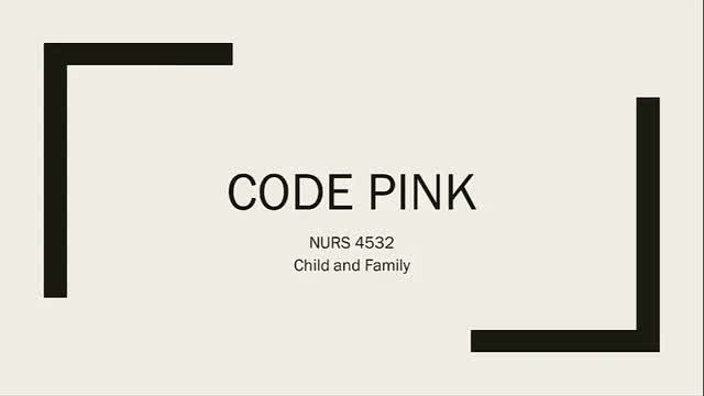 Code Pink