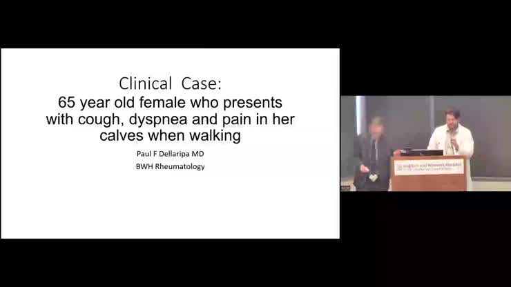 Clinical Case: 65 year old female who presents with cough, dyspnea and ...