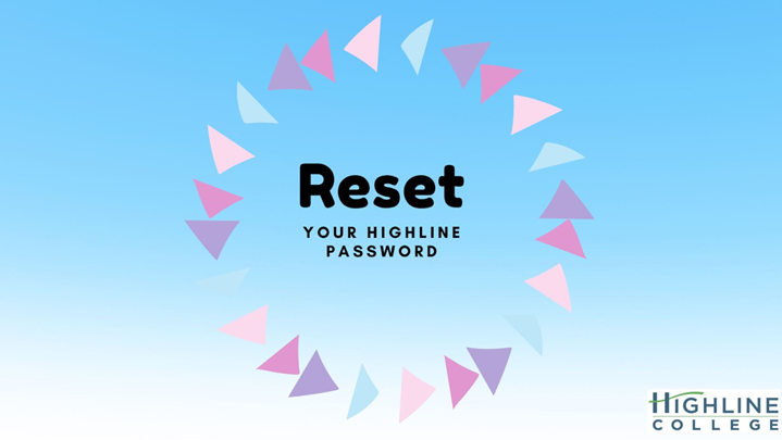 Reset your Highline Password